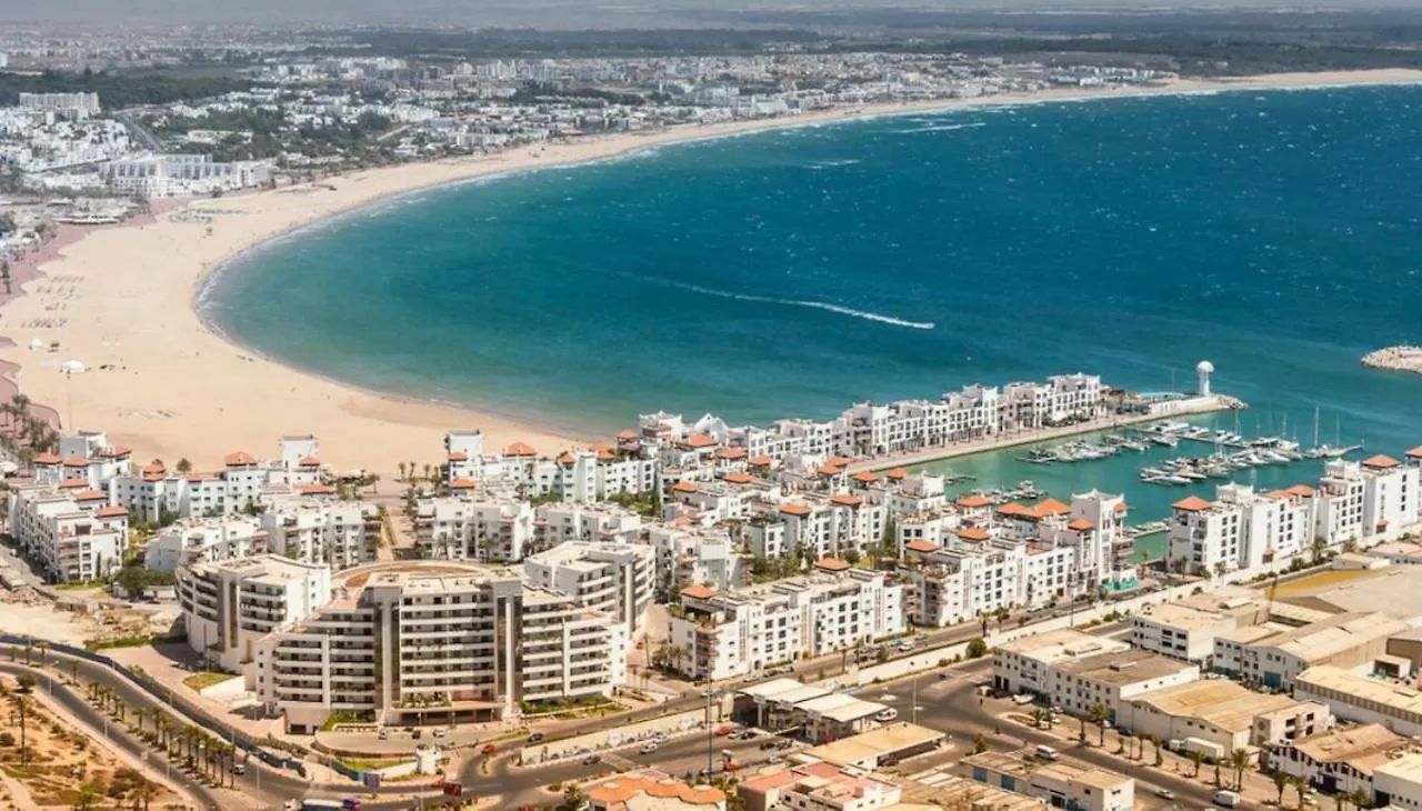 New Sea Front Apartment 95Sqm With Unlimited Wi-Fi Agadir